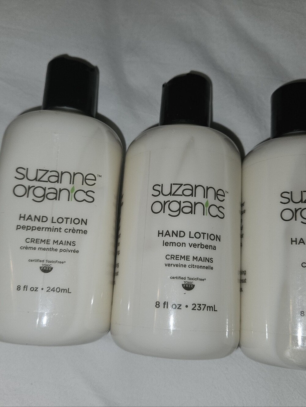 New! Suzanne Organics Lemon Verbena Hand Lotions